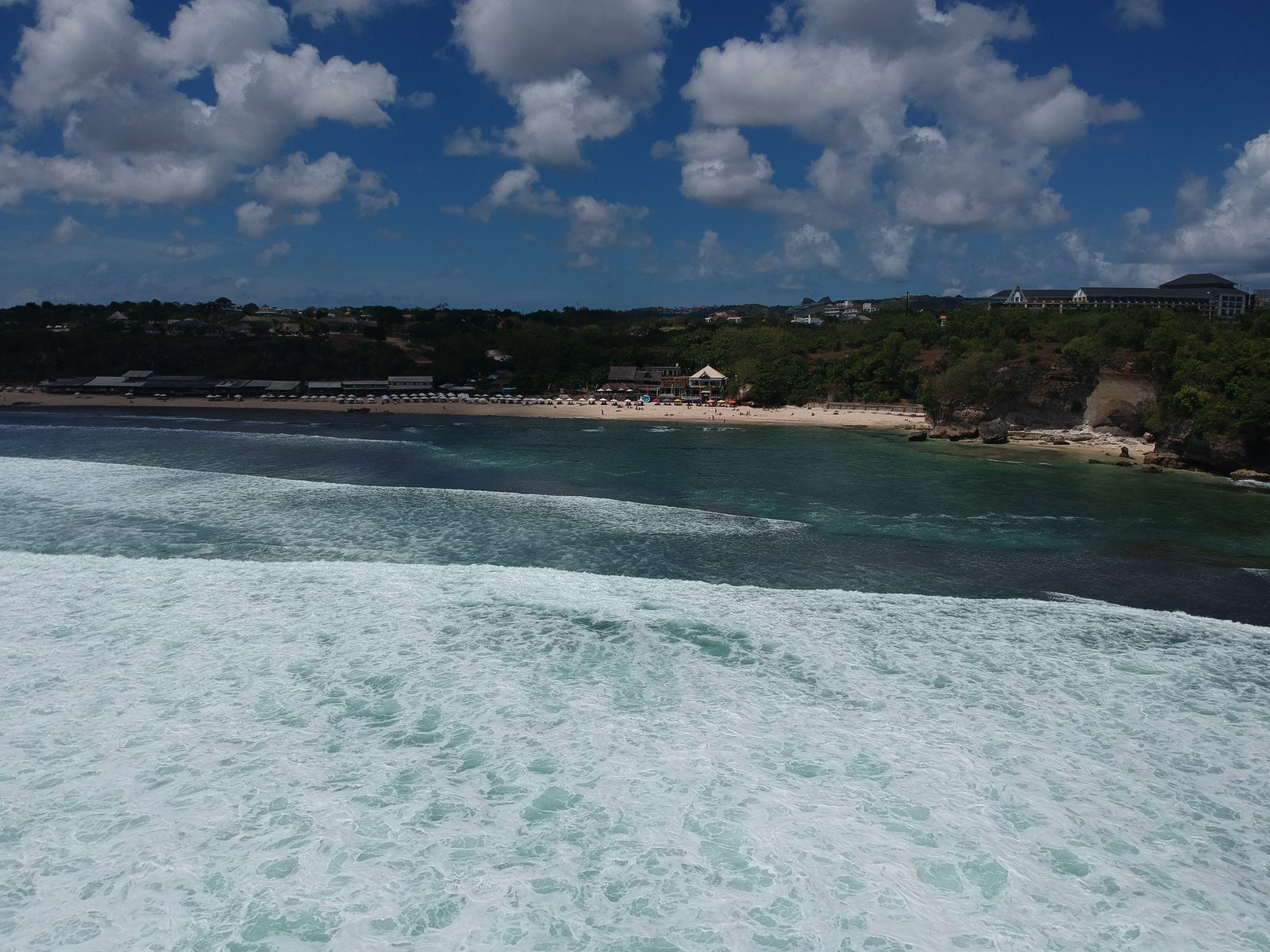 Balangan, a reef break in Uluwatu, Indonesia