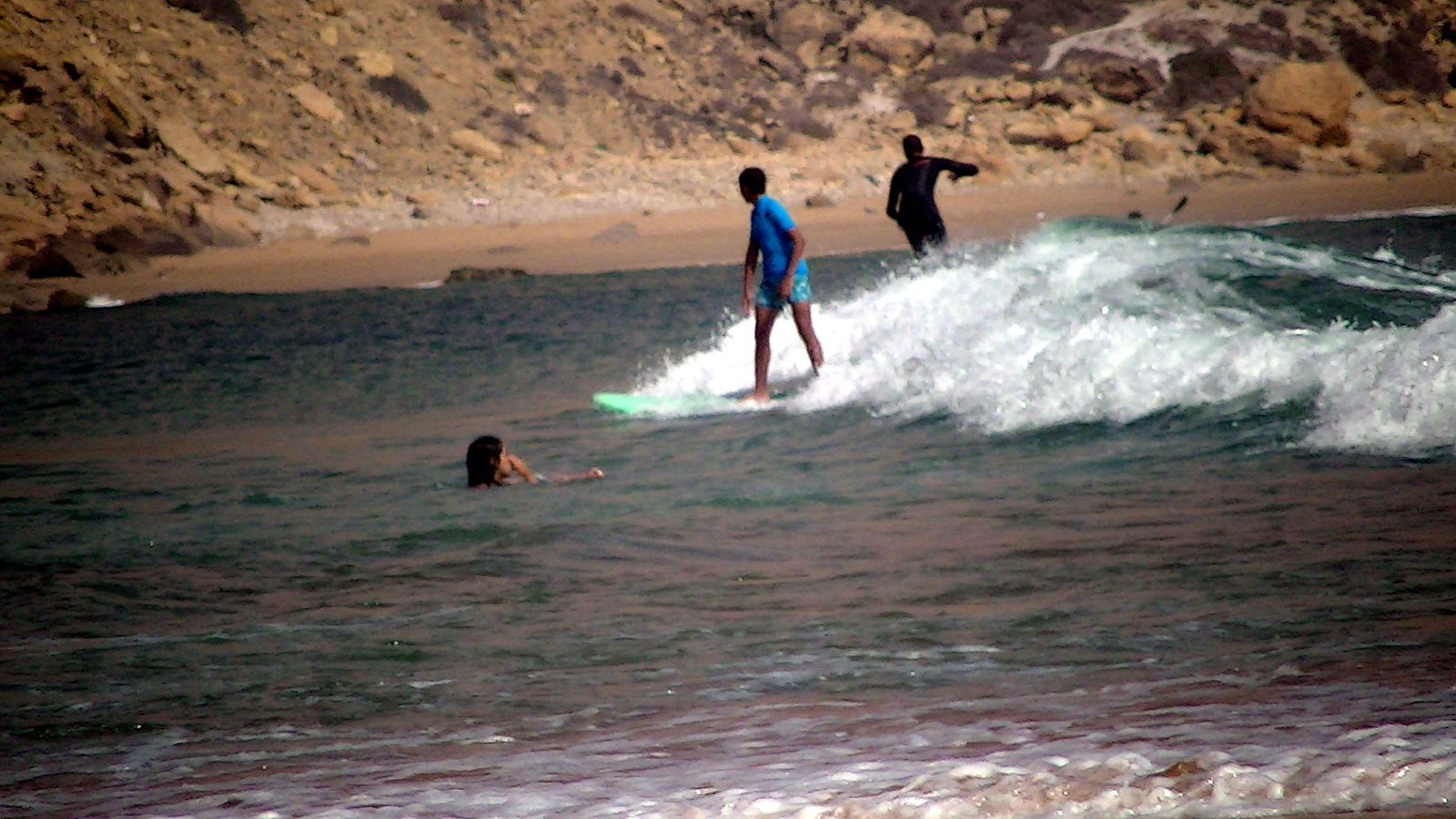 Imsouane Bay, a right point at Imsouane, Morocco
