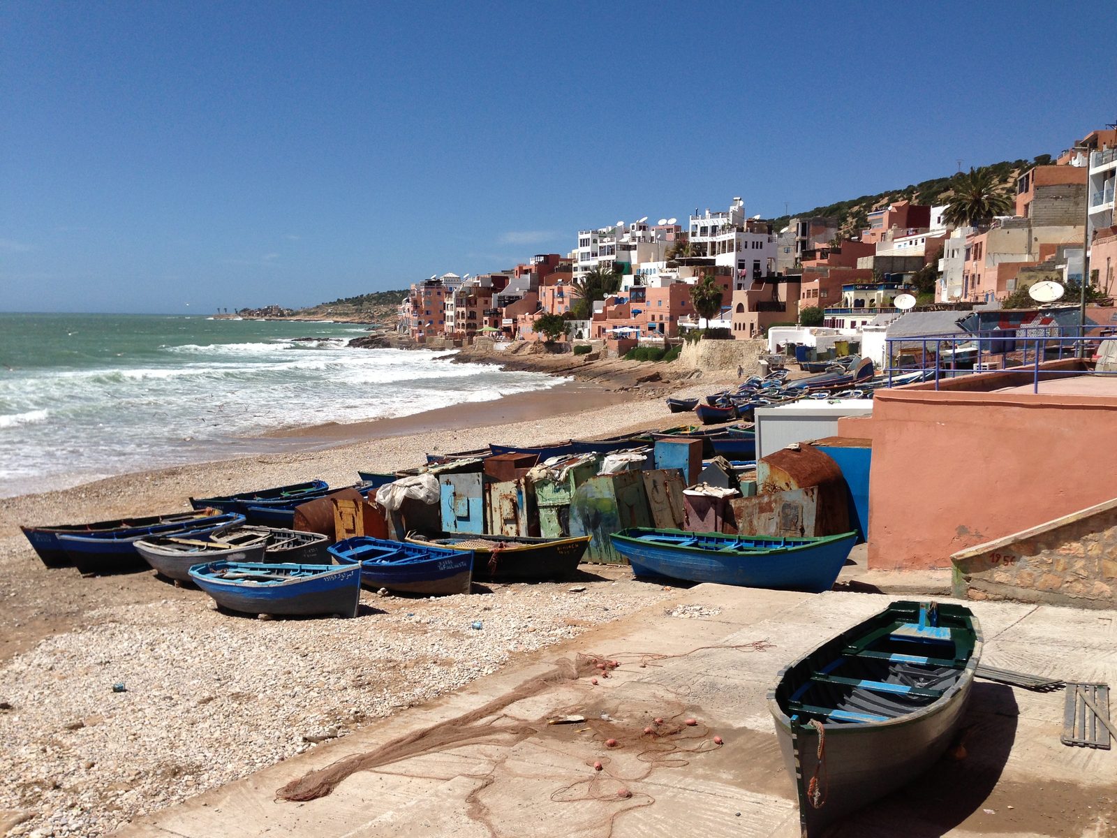 Panoramas, a beach break at Taghazout, Morocco