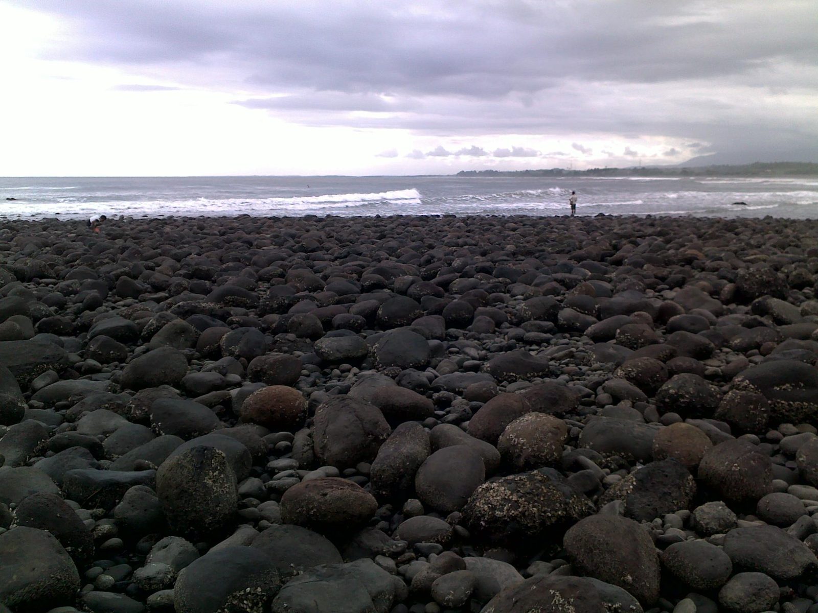 Medewi, a point break in West Bali, Indonesia