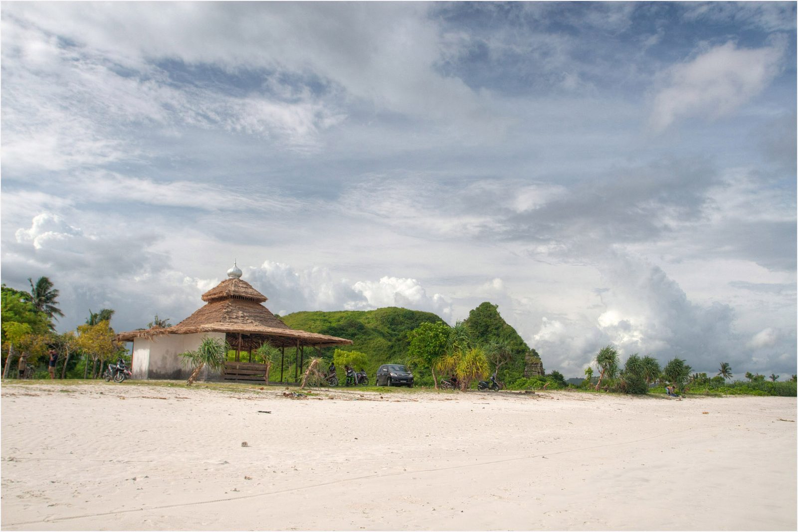 Tanjung A'an, a beach break in Kuta Lombok, Indonesia